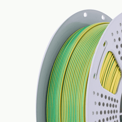 Fulspool Silk Two Tone PLA Filament 1.75mm, Golden Moss