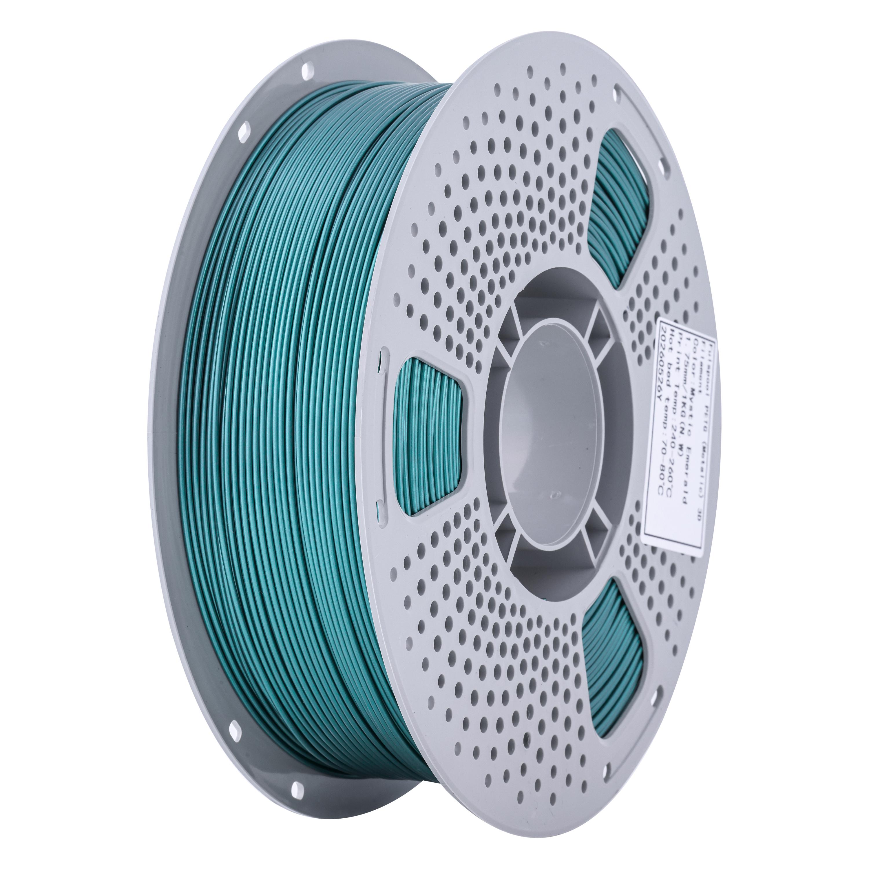 Fulspool PETG Metallic 3D Printer Filament 1.75mm - Mystic Emerald