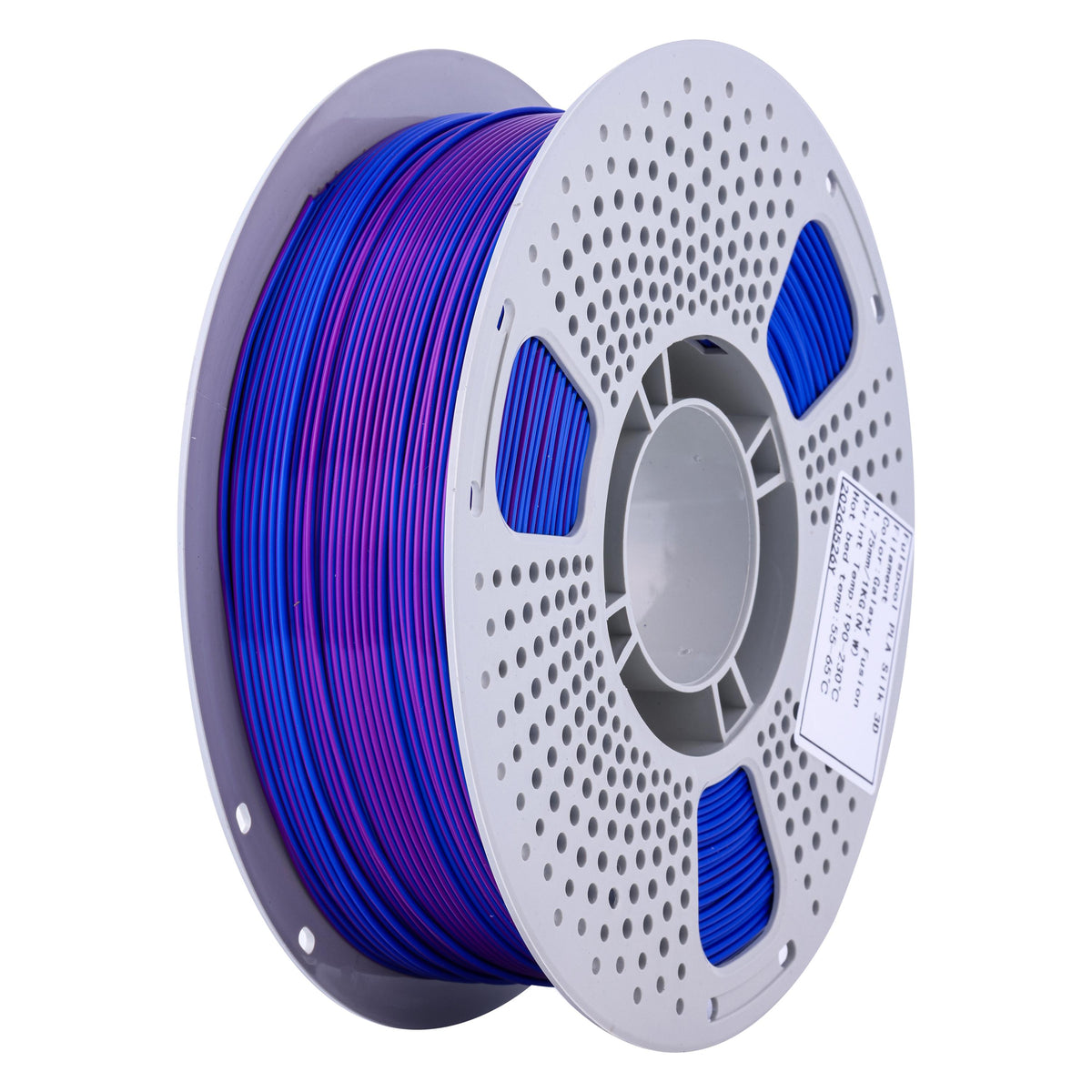 Fulspool Silk Two Tone PLA Filament 1.75mm, Galaxy fusion