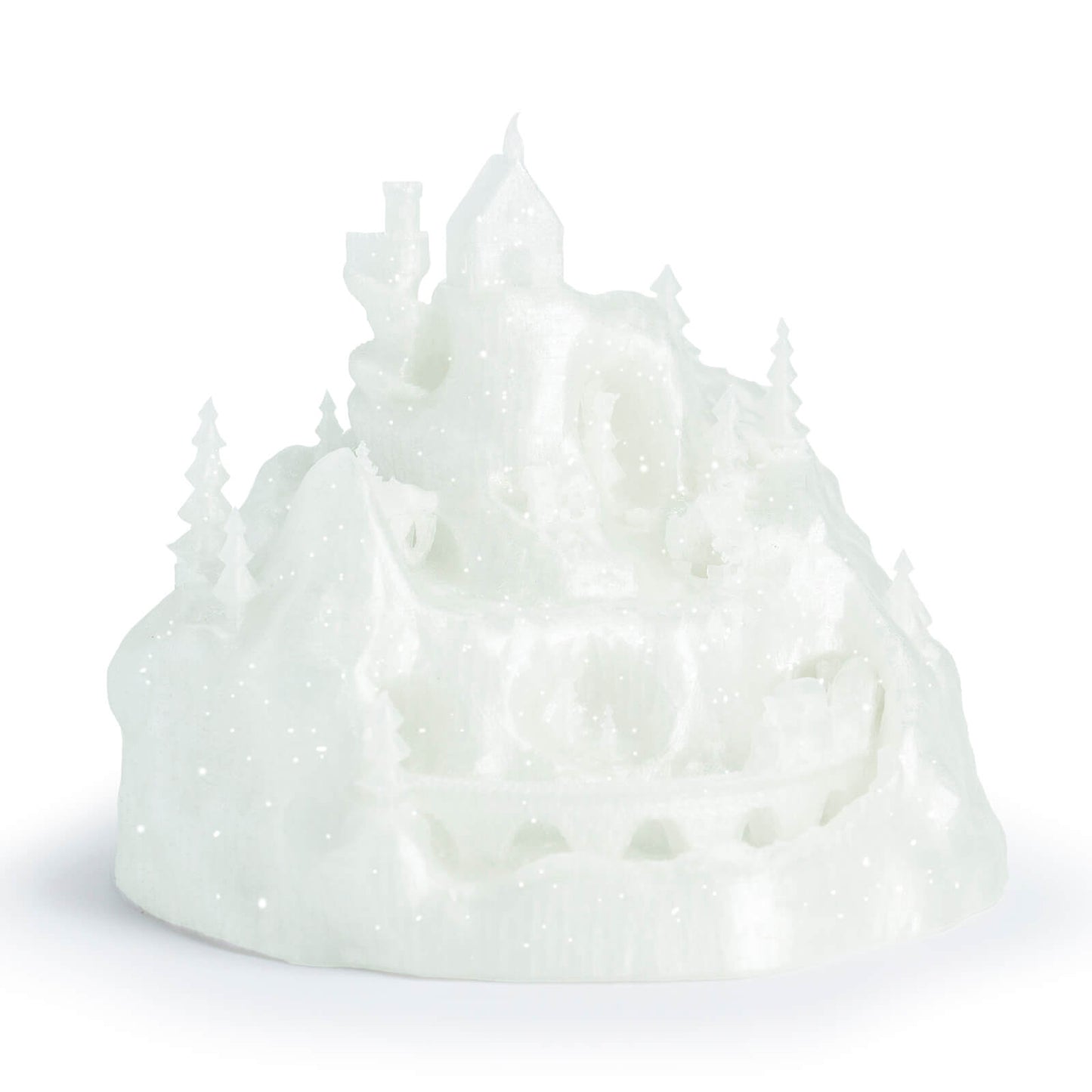 ZIRO Glitter Twinkling PLA Filament 1.75mm, Transparent