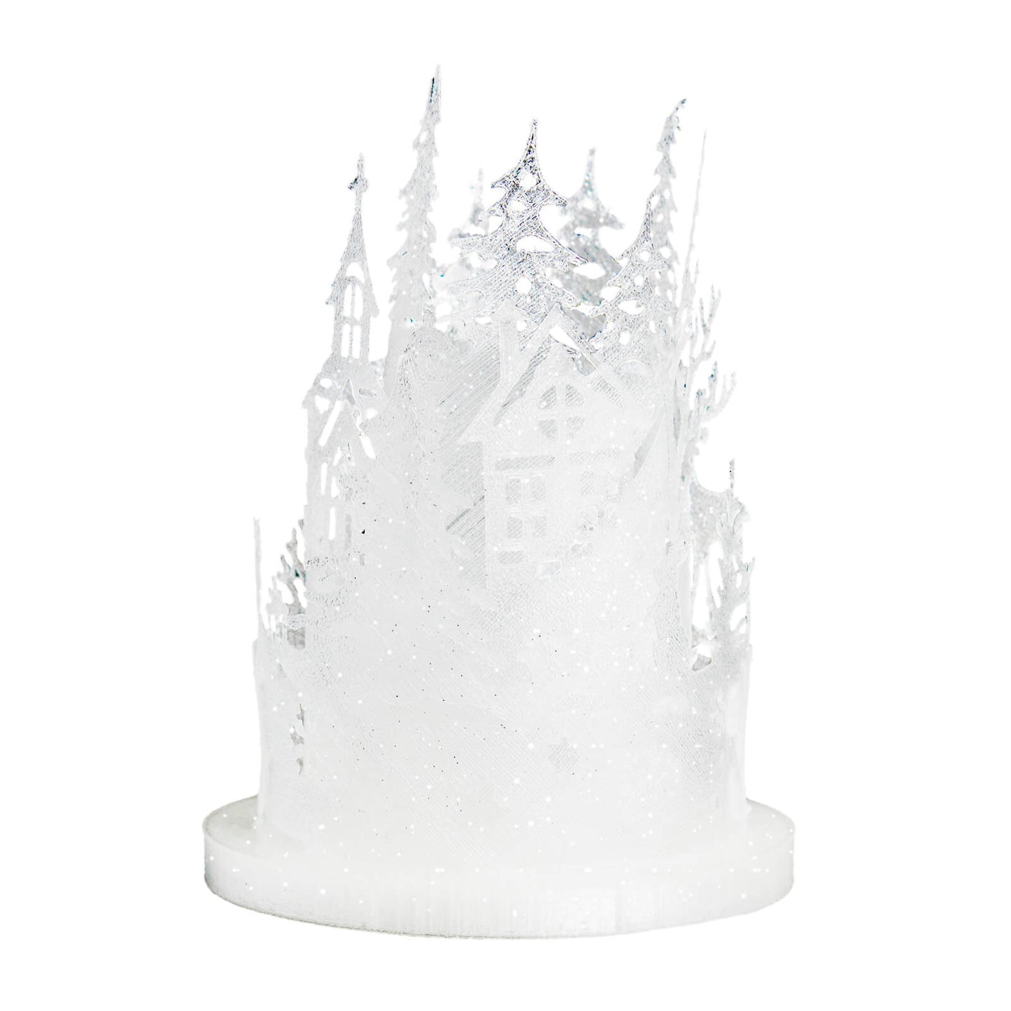 ZIRO Glitter Twinkling PLA Filament 1.75mm, Transparent