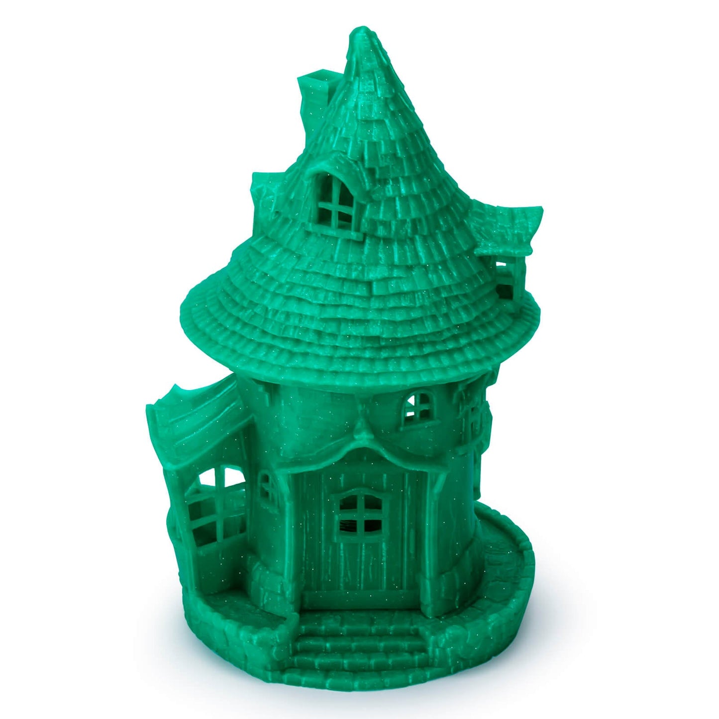 ZIRO Glitter Twinkling PLA Filament 1.75mm, Green